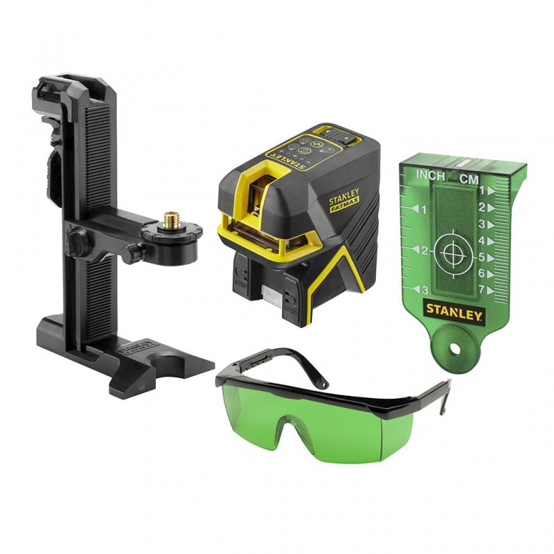 Niveau laser multiligne X3G 360° vert Stanley Fatmax avec accessoires